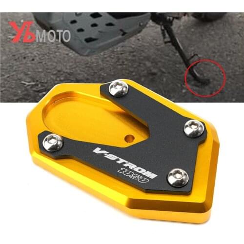 Fit For suzuki V-Strom 1000 2014-2019 VStrom 1000XT 2018-2019 V-Strom 1050 2020 Foot Support Plate Side Stand Extension Pad