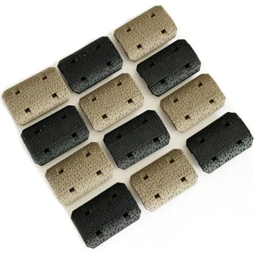 Airsoft M-LOK Rail Cover 12 Piece Polymer Softair Mlok Handguard Cover fit 20mm Picatinny Weaver Rail Mount Accessories