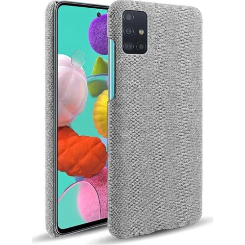 Cloth Cases For Samsung A71 Case Slim Retro Cloth Hard Phone Cover for Samsung Galaxy A71 4G SM-A715F/DS A 71 6.7'' 5G SM-A716B