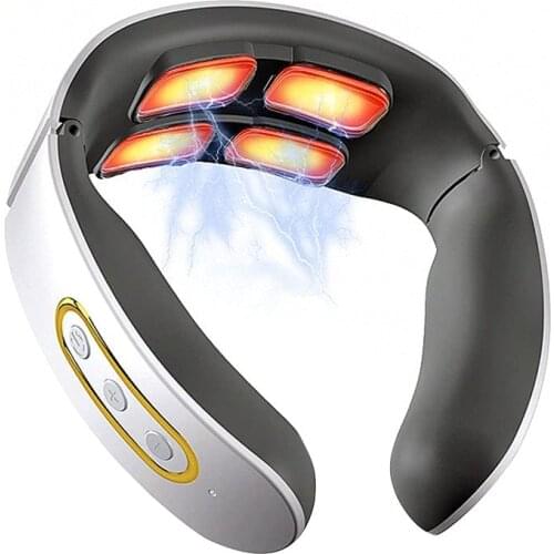Smart Neck Massager Neck And Heat Neck Massage Relaxation Massager Pulse Neck Thermostat Portable Personal Massager