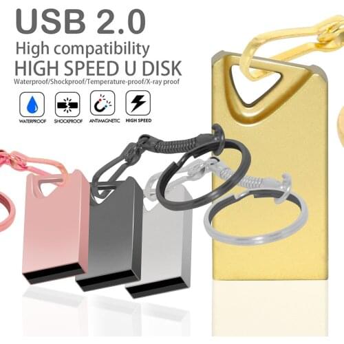 USB 2.0 Stick 64GB USB Flash Drive 32GB Pendrive 16GB Pen Drive 8GB Mini USB Memory Disk on Key for Computer Phone