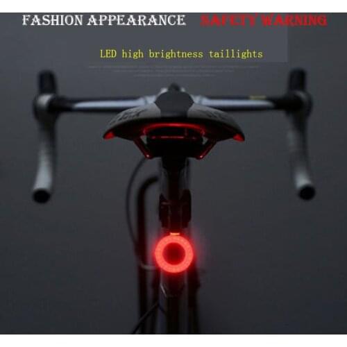 Bicycle Taillights USB Charging Mountain Bike Night Ride Highway Cycling Waterproof Creative Taillights Equipment Accessories
