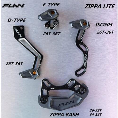 Funn Zippa Lite Bicycle Full Cnc Super Light Chain Guide Iscg05 D-type E-type Bsa Zippa Bash 26t-36t