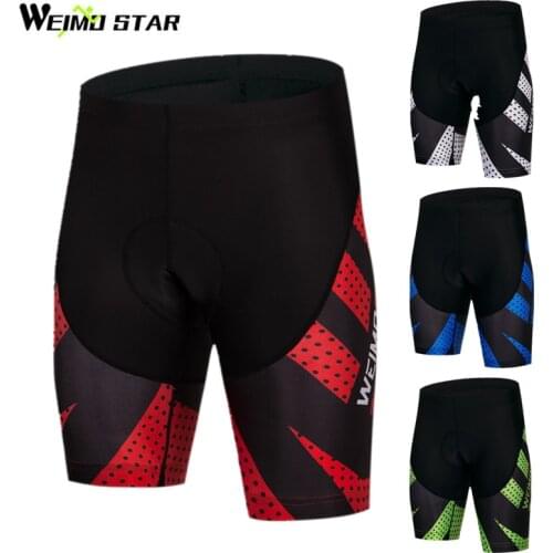 Weimostar Summer Sports Cycling Shorts mtb Men Shockproof Bicycle Shorts 4D Gel Padded Mountain Bike Shorts culotte ciclismo