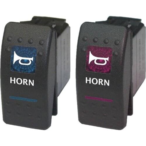 12V 20A Auto Car Vehicle LED Indicator Speaker Horn Momentary Bar Rocker Switch