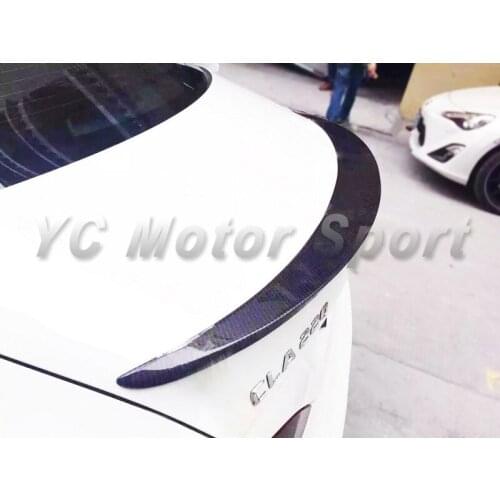 Car Accessories Carbon Fiber AMG Style Trunk Spoiler Fit For 2013-2014 MB W117 C117 CLA Class Rear Spoiler Wing
