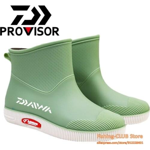 DAIWA Fishing Wading Shoes Waterproof warm outdoors Water Shoes Woman Wear-resistant Non-slip Rain Boots Anti-skid Fishing Shoes