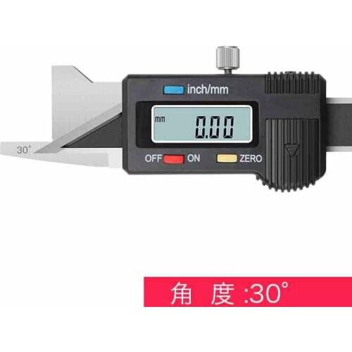 30 degrees Digital Chamfer Gauge 0-6mm Stainless steel Chamfering calipers/ Digital Chamfer Caliper/Electronic Chamfer Gauge