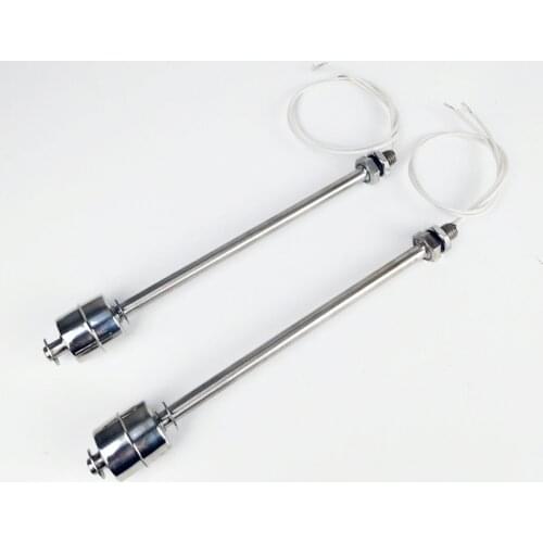 Free Shipping 1pcs 2 Wire LS4G Liquid Water Level Control Sensor Stainless Steel Float Switch 0-220V DC 20cm length