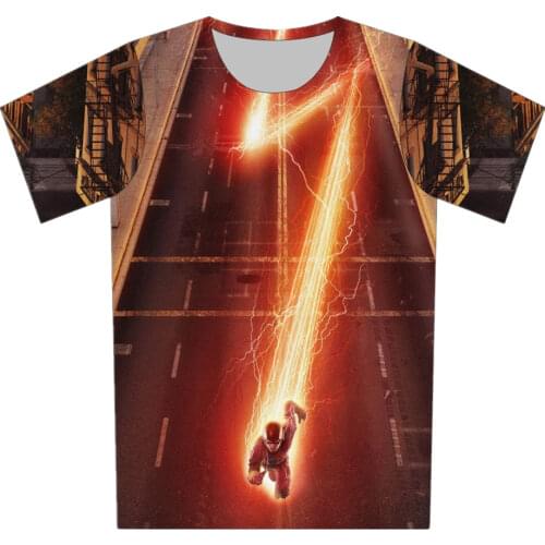 Children New Fashion 3D T Shirt Flash City Cartoon Galaxy Print T-Shirt Girl Boy Short Sleeve Casual Tops Fit 4-15 Years Old