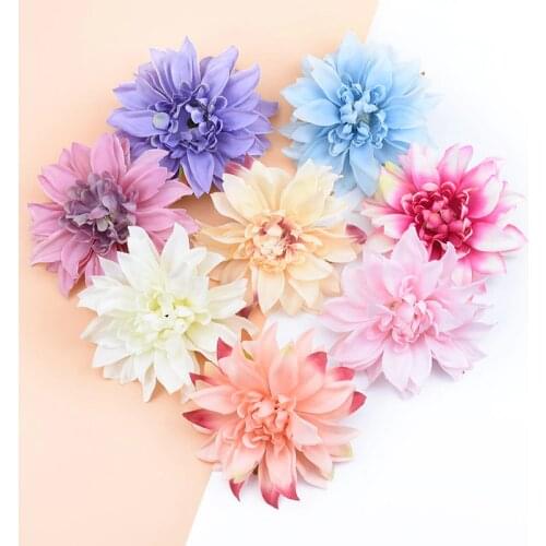 3/5/10pcs 10CM artificial plants decorative flowers Silk Gerbera christmas decor for home wedding diy wreath fake stamen brooch