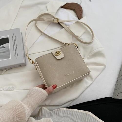 Color contrast PU Leather Crossbody Bags For Women 2021 Luxury Quality Shoulder Simple Female Handbags and Purses