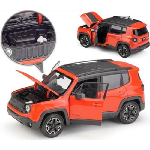 1:24 2015 Jeep Renegade Terahok City SUV JEEP Off-Road Diecast Model Car Toy Home Decoration