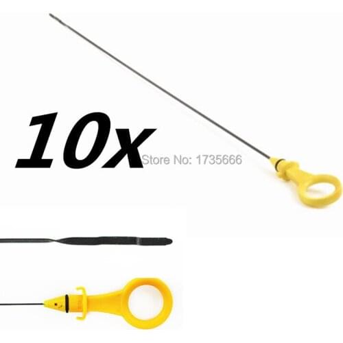 10PCS 06J-115-611E Engine Oil Dipstick For VW Beetle EOS GOLF JETTA PASSAT TIGUAN For AUDI A3 2.0TFSI