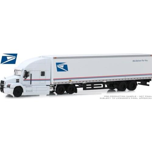 GreenLight 1:64 2019 M ACK Anthem 18 Wheeler Alloy model car Metal toys for childen kids diecast gift