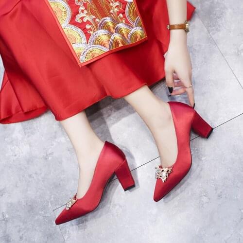 Fashion Wedding Shoes Famale Women Heel Shoes High Sexy High Heels Bridal New Women Pumps Solid Elegant High Heels U14-46