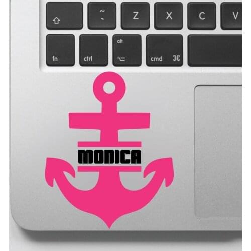 Anchor At Sea Custom Made Decal, Anchor Name Decal and Sticker, Laptop Stickers, Laptop Decal, Creative Art Vinyl Decal GA239