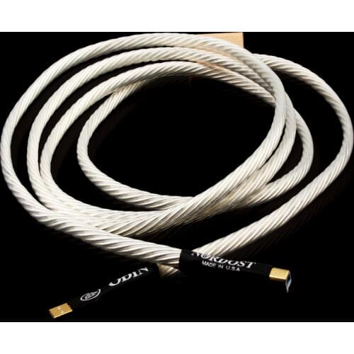 Audiophile Nordost Odin Decoder DAC Hifi Audio Data Cable Silver Plated Shield Type A To B USB Sound Card Digital Cables