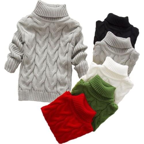 Autumn winter Sweater Top Baby Children Clothing Boys Girls Knitted pullover toddler Sweater Kids Spring Wear 2 3 4 6 8 years