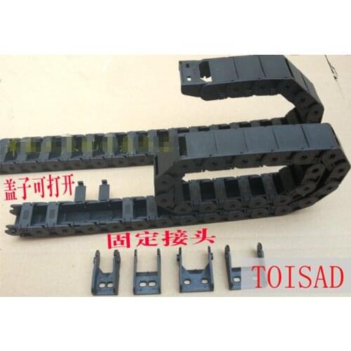 Open Cable drag chain wire carrier 18*18mm / Cable carrier towing chain