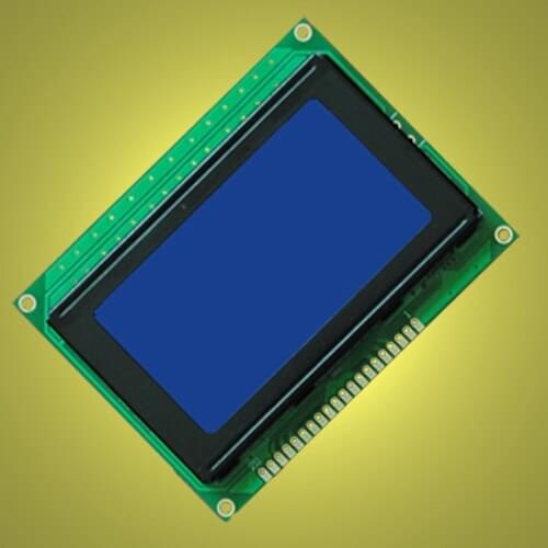 128x64 STN Negative Transmissive Blue LCD