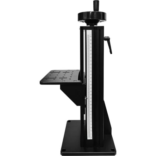 Optical Experiment Lifting Platform Aluminum Alloy T-Type Screw Manual Lifter Z-axis Displacement Slide Table 200/300/500MM