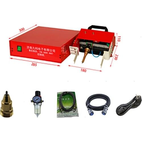 Portable Metal Pneumatic Dot Peen Marking Machine For VIN Code(100*20mm) Frame Marking Machine chassis number 220V/110V