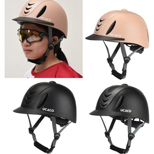 Adjustable Horse Riding Helmet 56-60cm Equestrian Safe Cap Horse Equipment Cycling Car Motorcycle Protecting Helmet
