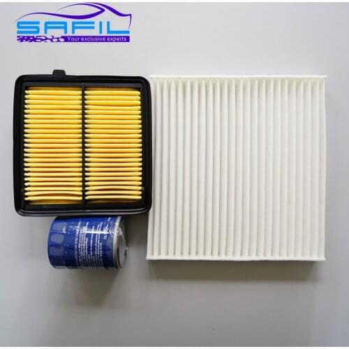 Air filter + cabin filter for 2009-2012 Honda Fit 17220-RB6-Z00 80292-TG0-Q01 15400-PLM-A01