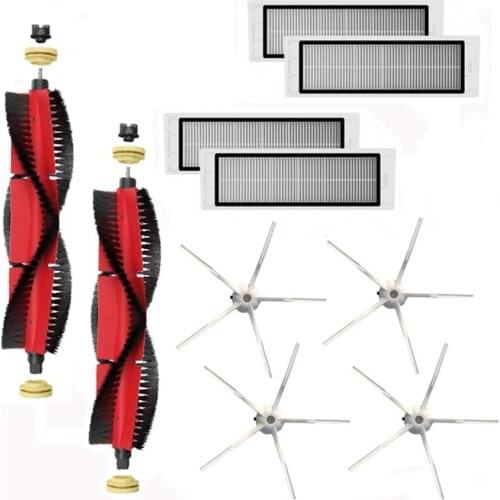 10Pcs Vacuum Cleaner Replacement Parts HEPA Filters Main Brush Accessories for Xiaomi Roborock S4 S5 MAX S6 Robot Parts