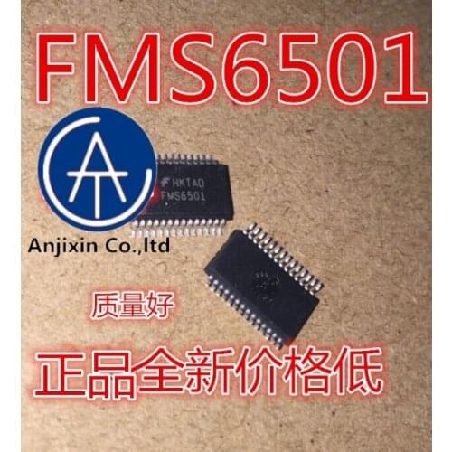 10pcs 100% orginal new real stock FMS6501 FMS6501MSA28X Video IC SSOP28 Package Hot Sale