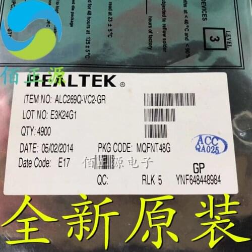 100% Original In Stock New ALC269 ALC269Q-VC2-GR QFN48
