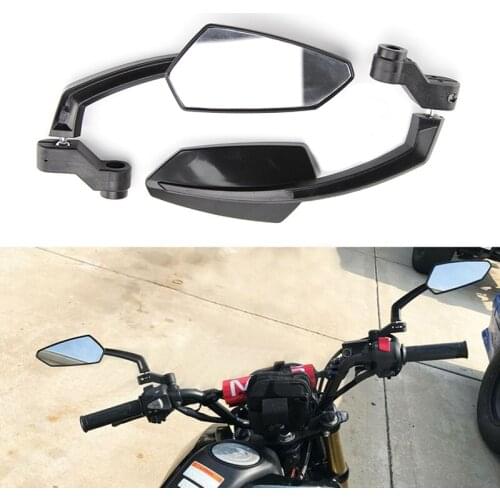 2pcs/pair Motorcycle Rearview Mirrors Scooter E-bike Angled Style Side Mirror Electrombile Back Side Convex Mirror 8mm10mm