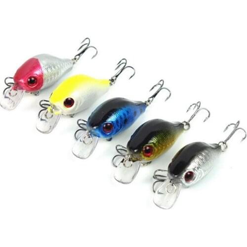 New Color Fishing Lures Crank Bait 8g/55mm Wobblers Artificial Lures Glow in Dark Dive 0.5-1.5m