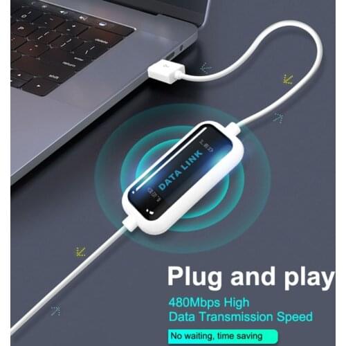 2021 New High Speed USB PC to PC Online Share Data Link File Transfer Cable Copy Line