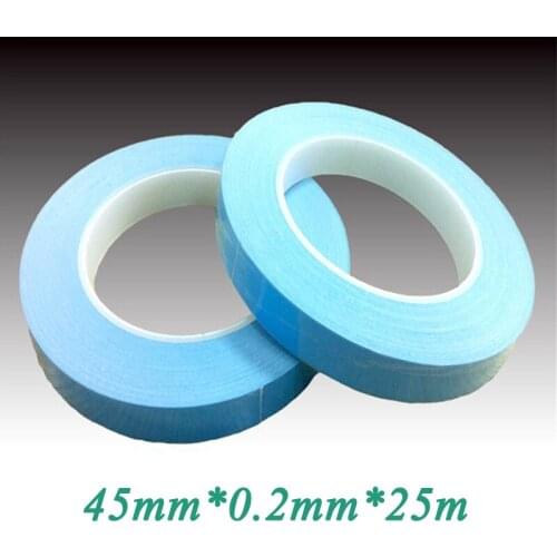 45mm X25m 0.2mm Thickness Universal Double Sided Thermal Conductive Adhesive Tape Thermal Tape Transfer Tape for PCB Heatsink