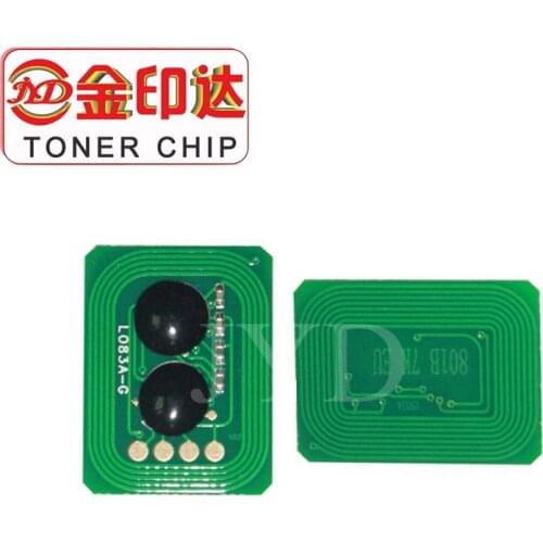 4x New updated C823 C833 C843 Toner chip compatible for OKI C823dn C833dn C843dn printer cartridge reset chips 46471104 46471101