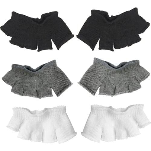 6 Pairs Unisex Soft Open-Toed 5-Toe Heelless Half Boat Socks Separate Straighten Half Toe Sock Forefoot Support Pads