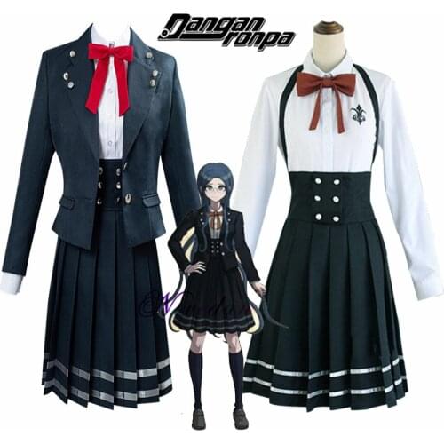 Anime Game Danganronpa V3 Shirogane Tsumugi Cosplay Costume Girls JK Uniform Women Halloween Party Suits