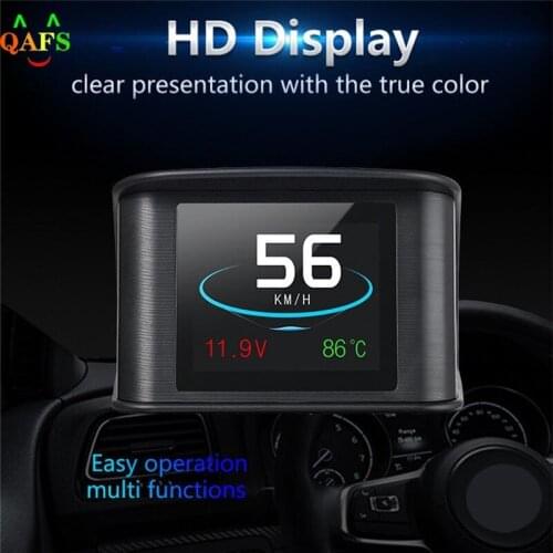 Automobile On-board Computer P10 Car HUD Head up Display Smart Digital OBDII/EUOBD OBDII Diagnostic Tool 73*68*46cm