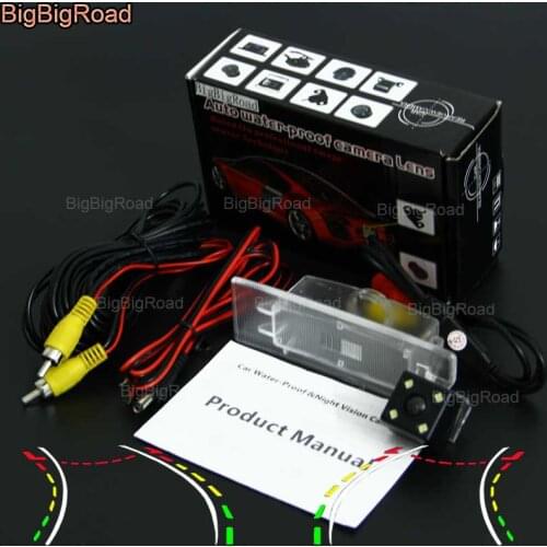 BigBigRoad Car Intelligent Dynamic Track Rear View Camera Reversing Camera For KIA K4 K5 K7 Kx5 Optima Lotze Cadenza Sportage QL