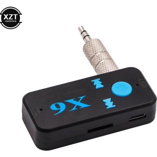 Bluetooth 4.1 Wireless USB Receiver Bluetooth Audio Adapter 3.5mm Jack AUX TF Card Reader Microphone Hands free call Support