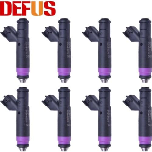 DEFUS NEW 8PCS Fuel Injector Nozzle OE 4L8E-BA 4L8EBA 9F593 Gasoline Auto Part Fuel Injection Engine Value For Ford Petrol Car