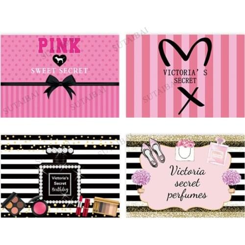 Photophone Background Pink Stripe Sweet 16 Stripes Bow Polka Dots Birthday Party Backdrop Baby Girl Photocall