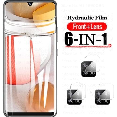 Hydrogel Film For Samsung Galaxy A42 5G Screen Protector Water Gel Protective Film Camera Glass Sumsung Glaxy A12 A 42 12 52 21s