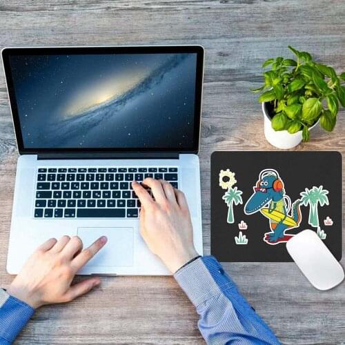 Kawaii Mouse Pad Cartoon Gaming Mouse Pad PU Leather Computer Mousepad 25x21cm Mouse Pad Desk Writing Mat Office Home Mat