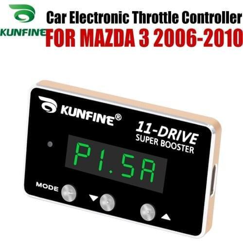 KUNFINE Car Electronic Throttle Controller Racing Accelerator Potent Booster For MAZDA 3 2006-2010 Tuning Parts