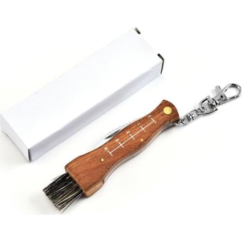 Mini Camping Mushroom Knife Rosewood Handle Outdoor Hunting Survival Multifunction Folding Self-defense Hand Tools Dropshipping