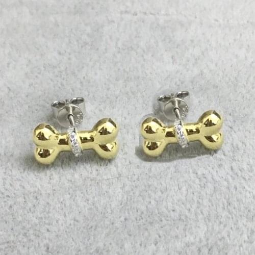 Fashion Small Punk 925 Mini Stud-Earrings For Young Ladies Girls Real 925 Sterling Silver Earrings Jewelry Drop Shipping In Box