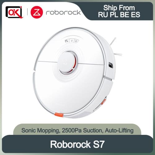 2021 Roborock S7 Robot Smart Vacuum Cleaner New Robot S7 Wireless home Cleaner Cat Dog Auto-recharge Smart Home App Control